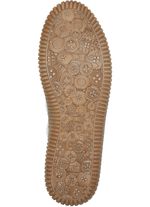 ELENA EDEN Slipper mit Knitterstruktur WEISS