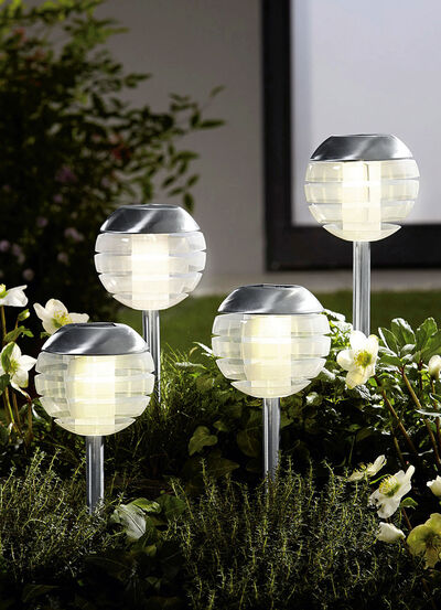 Solarleuchte mit Softone-LED, 4er-Set 