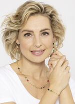 Farbenfrohe Eleganz: Ohrstecker mit Quarzen in verschiedenen Farben 