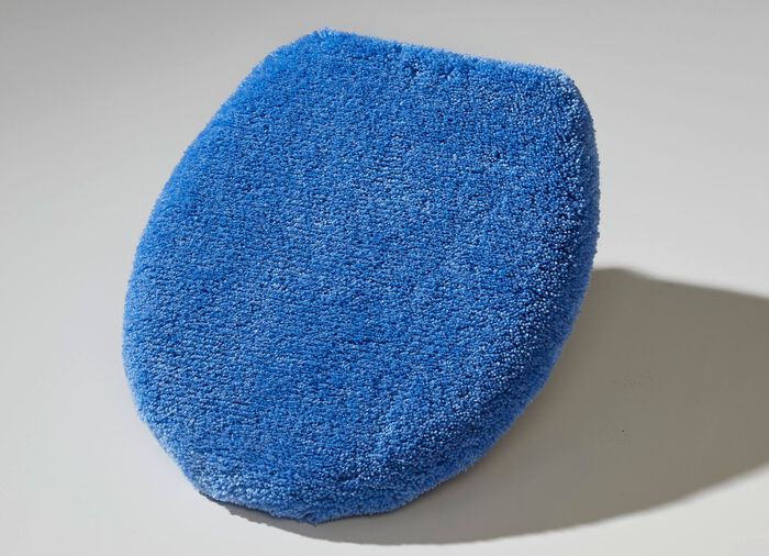 Badgarnitur von LineaDue mit rutschhemmender R&uuml;ckseite BLAU