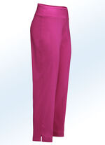 Hose in 7/8-Länge mit höherem Formbund in 7 Farben HIMBEERE