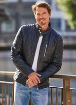 Lederkurzjacke von &bdquo;Cabrini&ldquo; in 2 Farben 