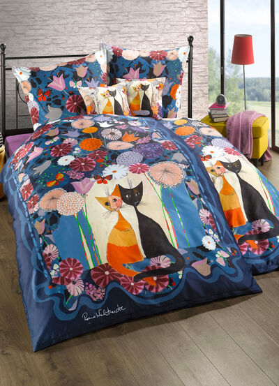 Bettwäsche-Garnitur mit Rosina Wachtmeister-Motiv 