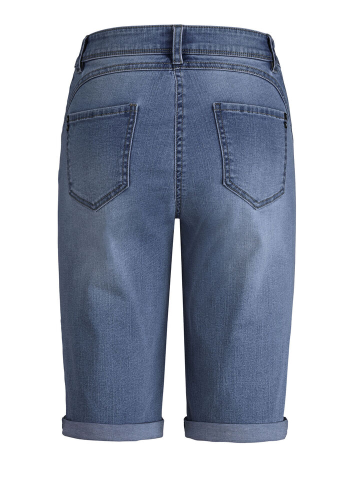 Bermudas mit Push-up-Effekt JEANSBLAU