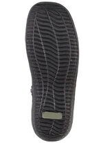 ELENA EDEN Bootie mit Knitter-Struktur SCHWARZ-GRAU