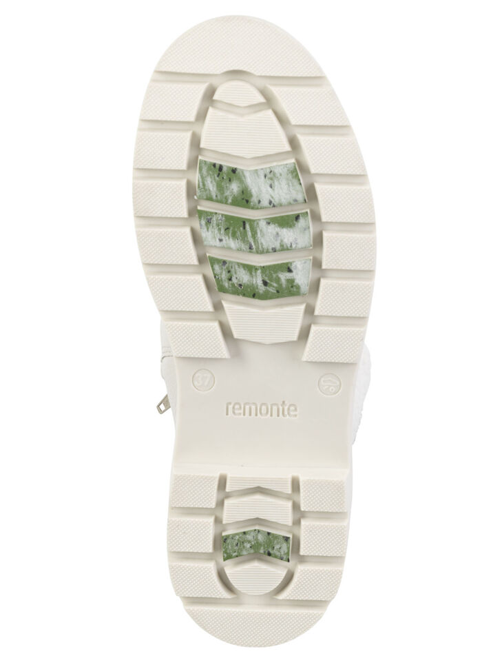 Remonte, gef&uuml;tterte Damen-Boots, Winterschuhe, Weite G, mit Rei&szlig;verschluss ECRU-BEIGE