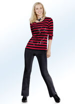 Jeans in angesagter Boot Cut-Form SCHWARZ