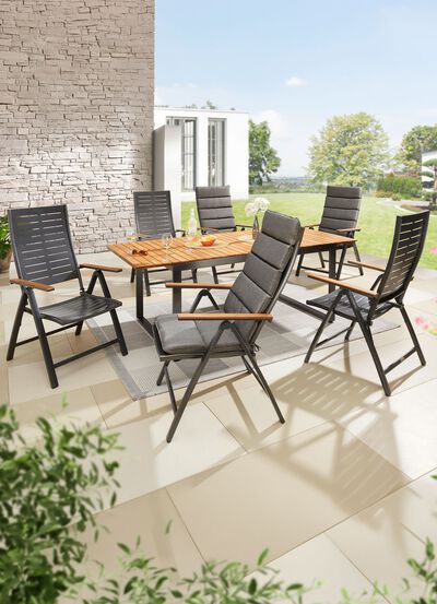 Gartenm&ouml;belserie Tinos mit Aluminiumgestell 