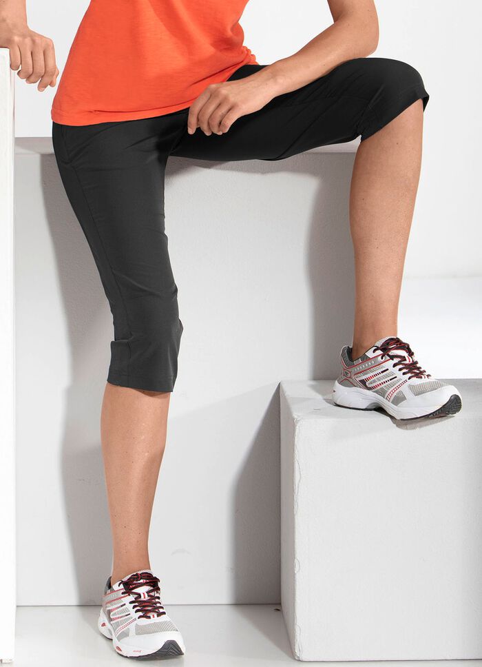 3/4-Hose von &bdquo;LPO&ldquo; in 3 Farben SCHWARZ