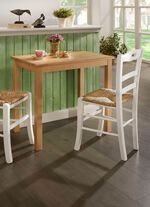 Esstisch aus massiver Buche mit Auszug 