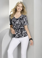 Shirt-Tunika mit Elasthan 