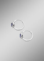 Klappcreolen in Silber 