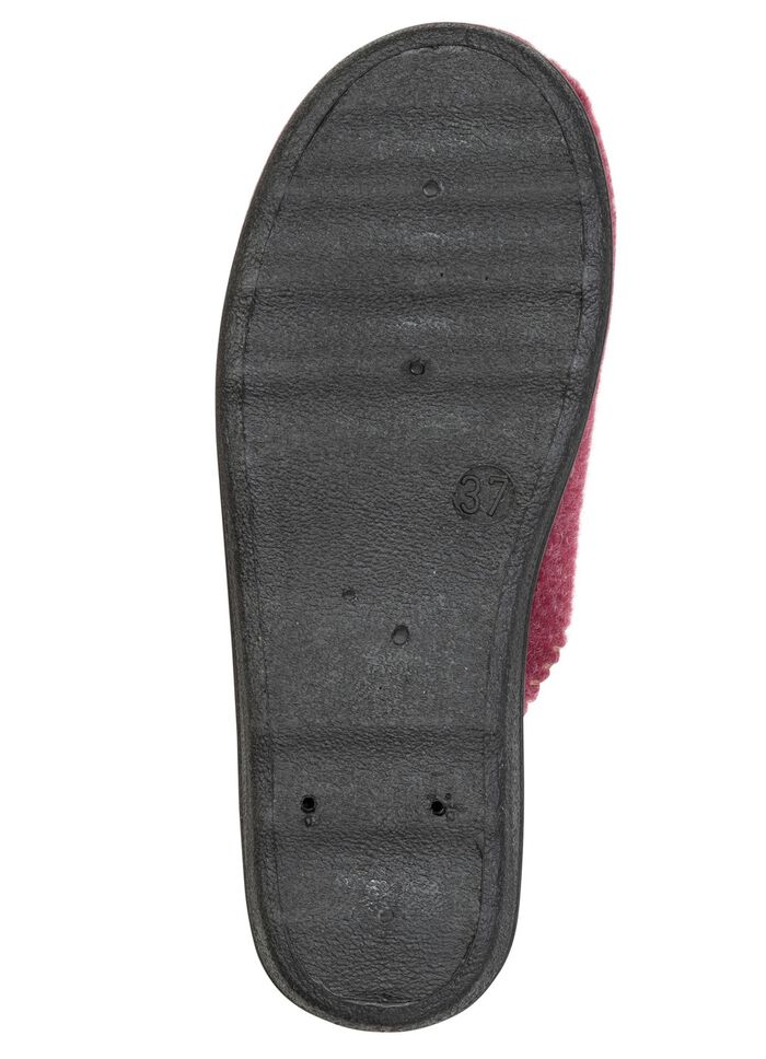 Gef&uuml;tterte Damen-Hausschuhe, mit Schurwolle 