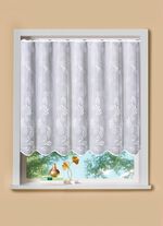 Luftiger Kleinfenster-Store mit Stangendurchzug 