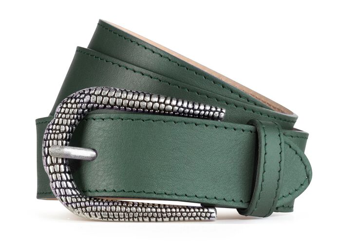 Lederg&uuml;rtel PETROL