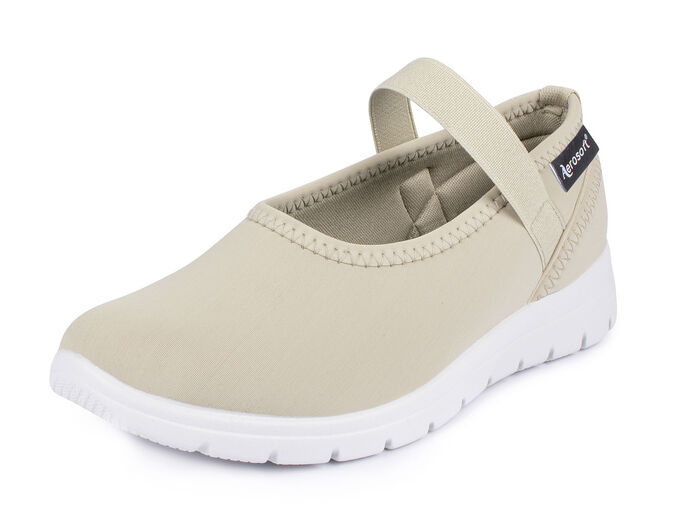 Ballerina-Stretchschuh BEIGE