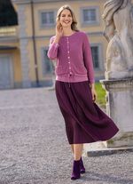 Strickjacke mit Bindeb&auml;nder 