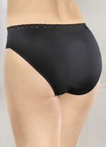 Viererpack Slips mit Elastikspitzenbund 