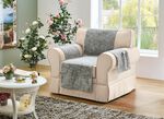 Sessel,- Couch,- und Armlehnschoner  SILBER