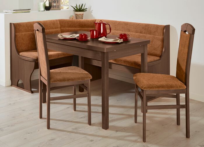 Stilvolle Esszimmerm&ouml;bel NUSSBAUM-BEIGE