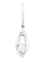 Zauberhafte Ohrringe mit synth. Zirkonia 