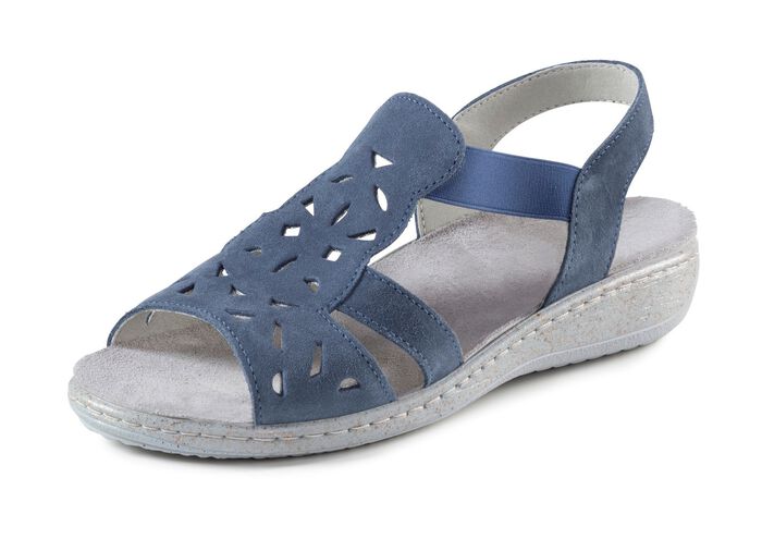 ELENA EDEN Sandale in luftiger Ausf&uuml;hrung JEANS