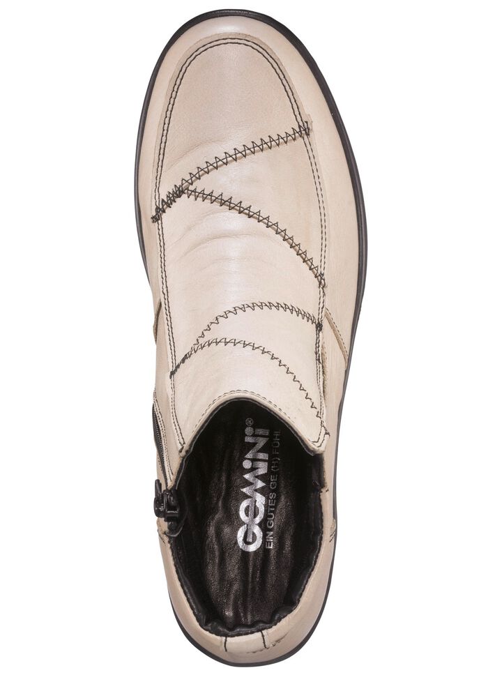 Gemini, bequeme Damen-Boots, Weite H, mit herausnehmbarem Fu&szlig;bett KIESEL