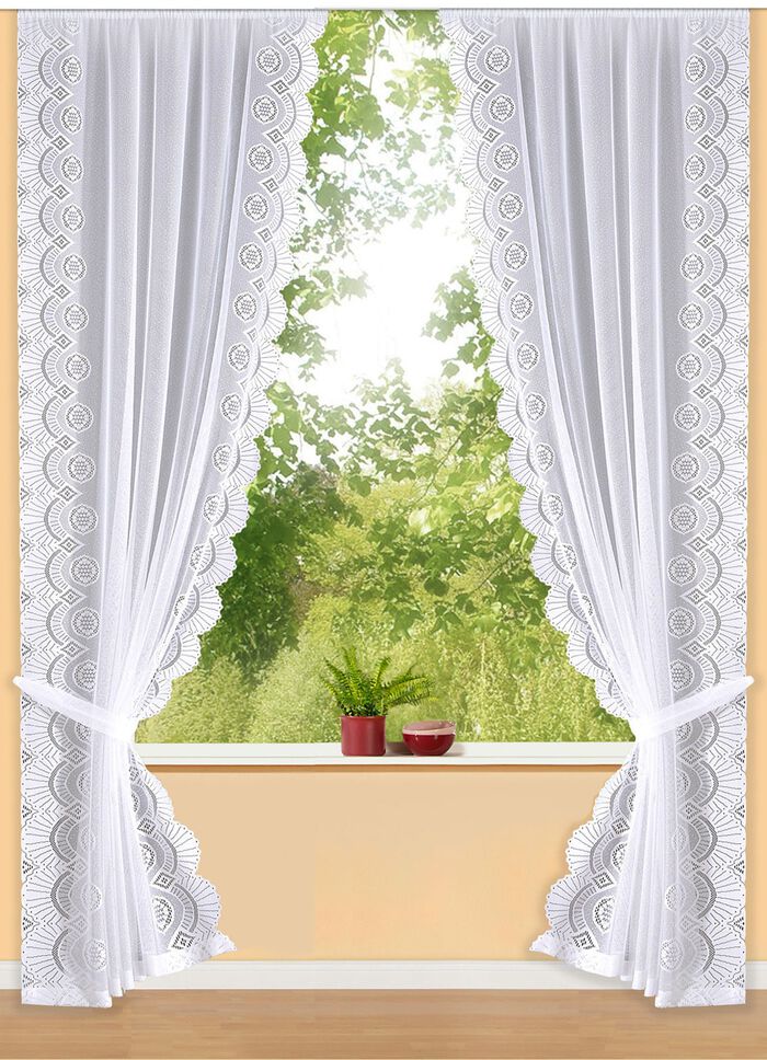 Raffgardinen-Garnitur mit Universalschienenband 