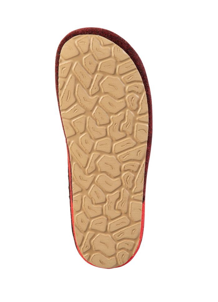 ELENA EDEN Filz-Pantoffel mit Kontrast-Einfassung 