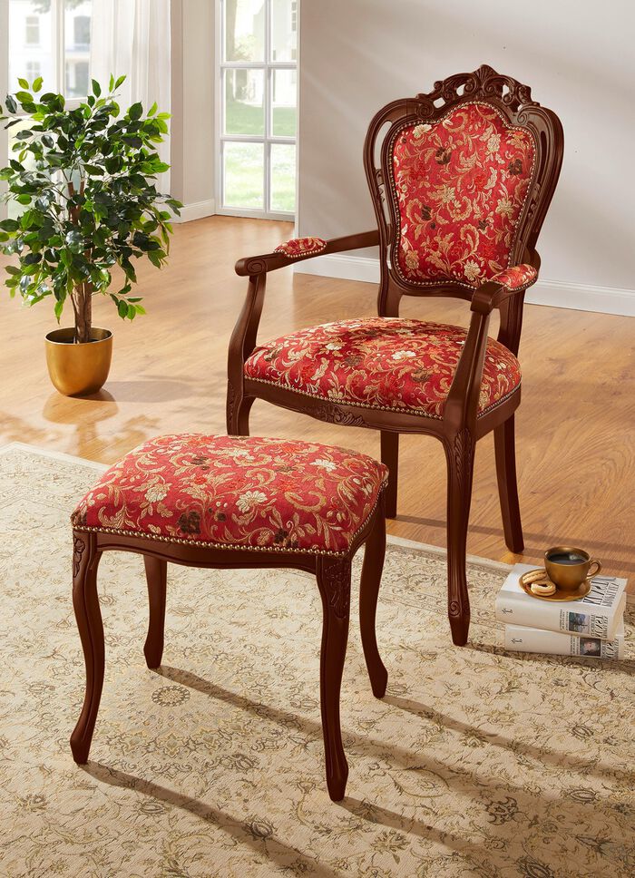 Sitzm&ouml;bel mit massivem Buchenholz-Gestell 