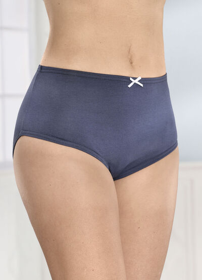 Fünferpack Slips mit Gummizug im Bund 
