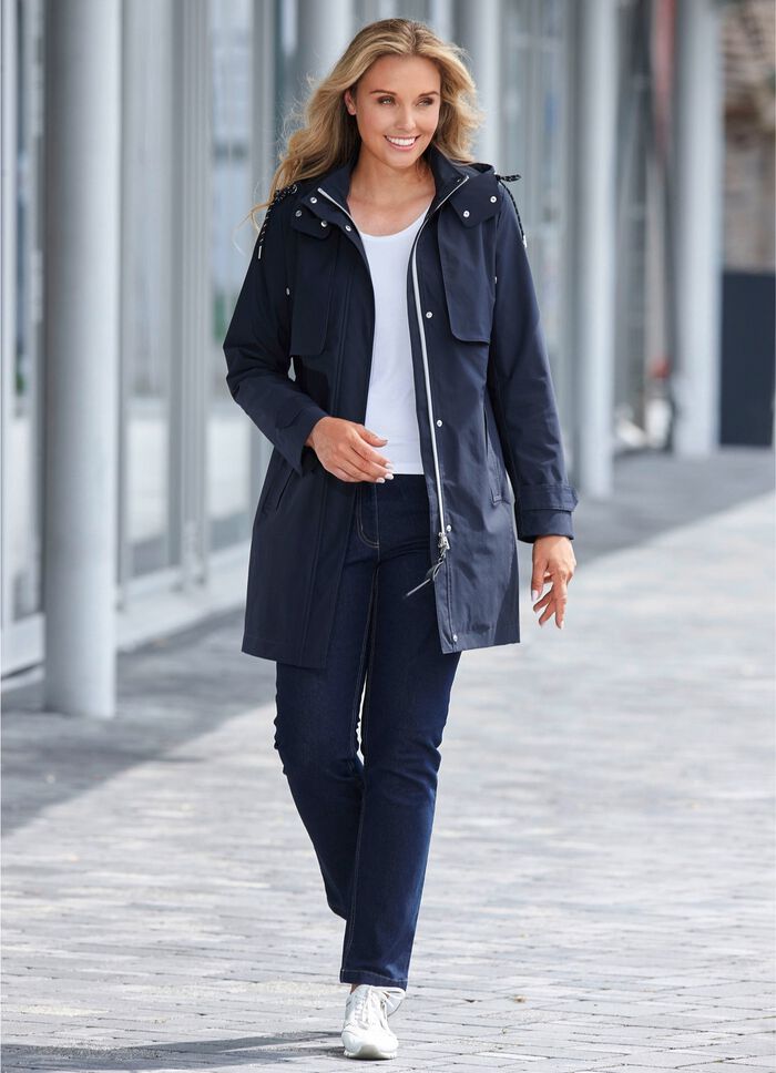 Funktions-Trenchcoat mit G&uuml;rtel 