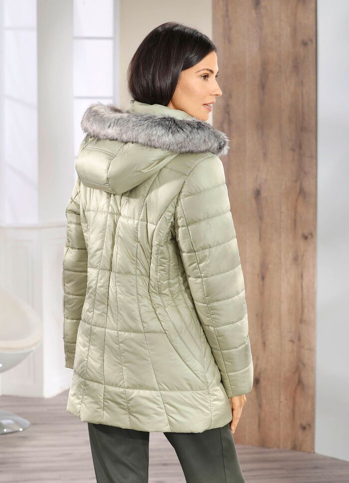 Jacke mit abnehmbarer Kapuze LINDGRÜN