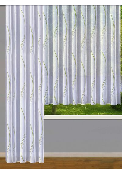 Store  im Wellen-Dessin mit Universalschienenband 