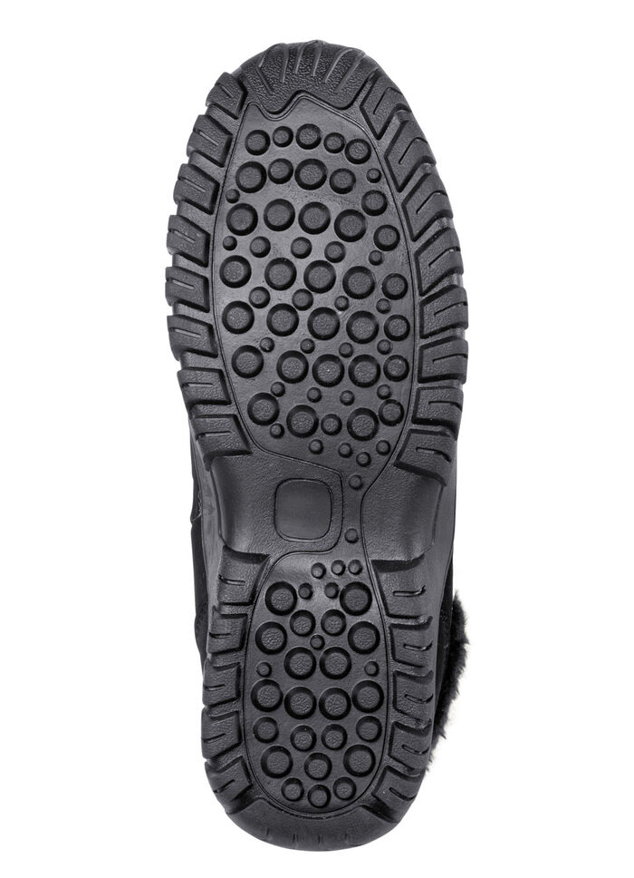 Schnür-Stiefelette mit Klimamembrane SCHWARZ