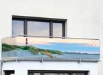 Balkon-Bespannung mit eingearbeiteten Metall-&Ouml;sen 