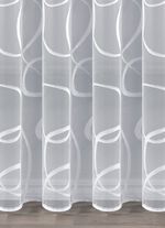 Leichter, transparenter Store mit Universalschienenband 