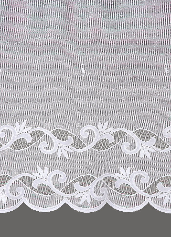 Leichter Bogen-Store mit Automatikfaltenband 