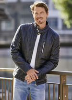 Lederkurzjacke von &bdquo;Cabrini&ldquo; in 2 Farben SCHWARZ