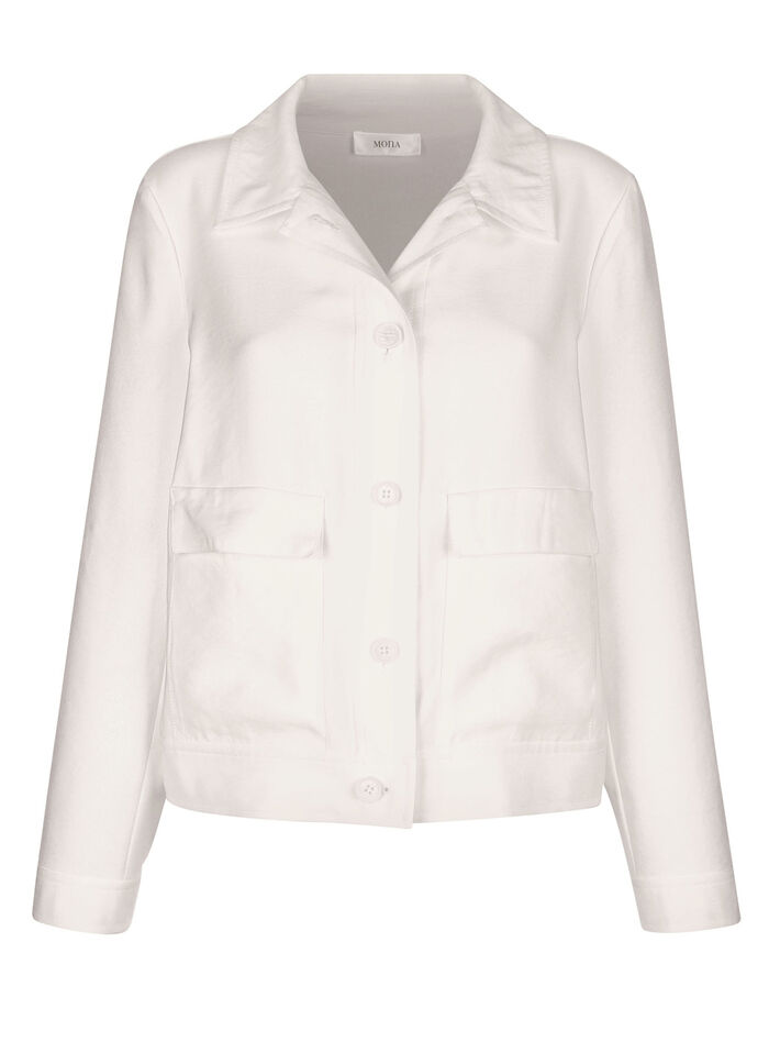 Blazer in Leinen-Optik 