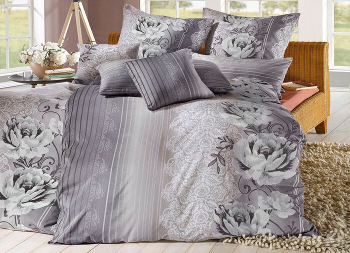 Bettw&auml;sche-Set, 10-teilig, aus Microfaser 