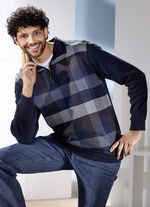 Troyer mit kurzem Reißverschluss 