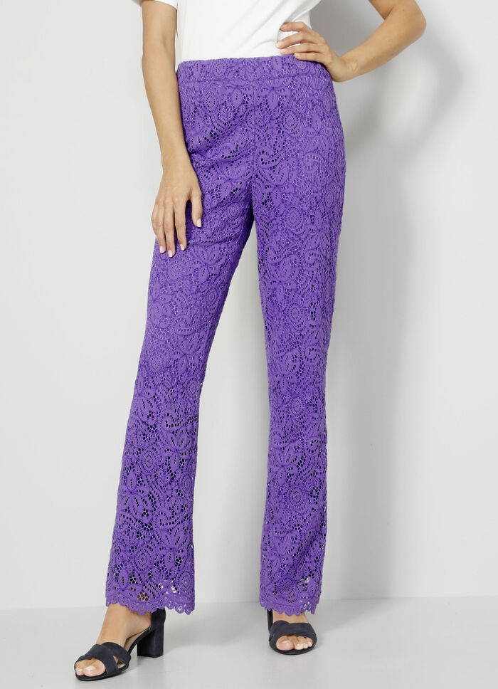 Hose aus floraler Spitze 