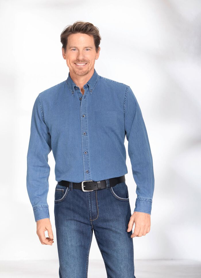Hemd mit Button-Down-Kragen 
