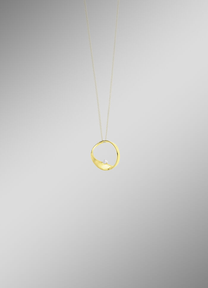 Geschmackvoller Anhänger in Bicolor 