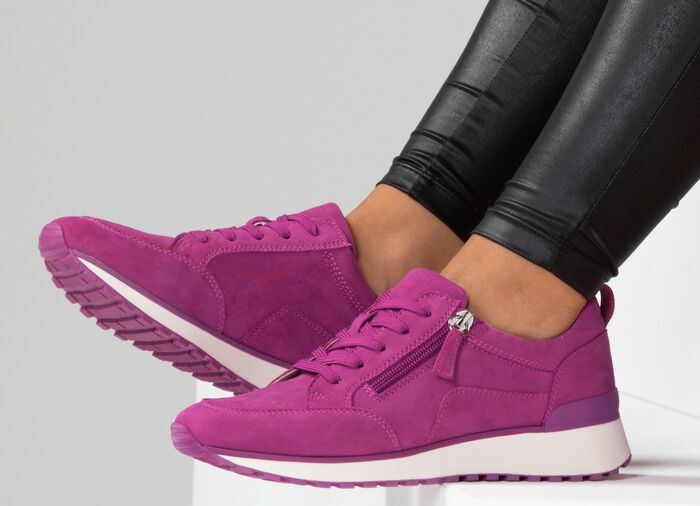 Caprice, trendige Damen-Sneaker, Weite G, mit herausnehmbarem Fu&szlig;bett 