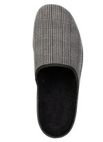 Klassiche Herren-Hausschuhe, mit anatomisch geformtem Fu&szlig;bett GRAU