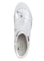 ELENA EDEN, elegante Damen-Stiefeletten, Weite G, mit herausnehmbarem Fußbett EISGRAU-SILBER