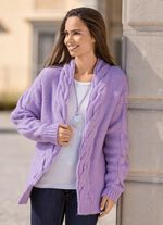 Strickjacke in Grobstrick 