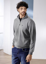 Troyer von „Milano Italy“ GRAU MELIERT